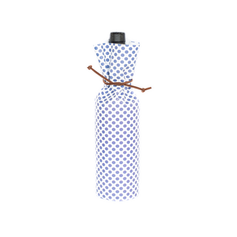 Bottle Wraps - Polka Dot - Navy (Qty 4)