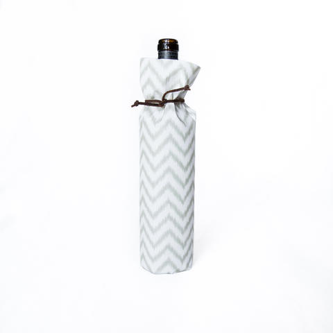 Bottle Wraps - Grey Chevron (Qty 4)