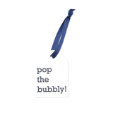 Hang Tags - Cream "Pop the bubbly!" (Qty 4)