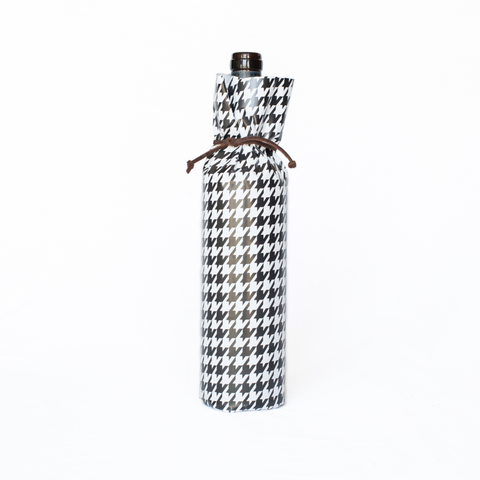 Bottle Wraps - Herringbone Black (Qty 4)