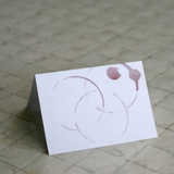Folding Cards - Wine Stain (Qty 15)