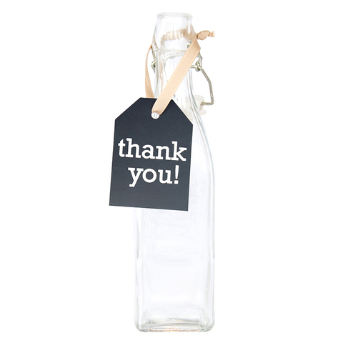 Hang Tags - Grey "Thank you!" (Qty 4)