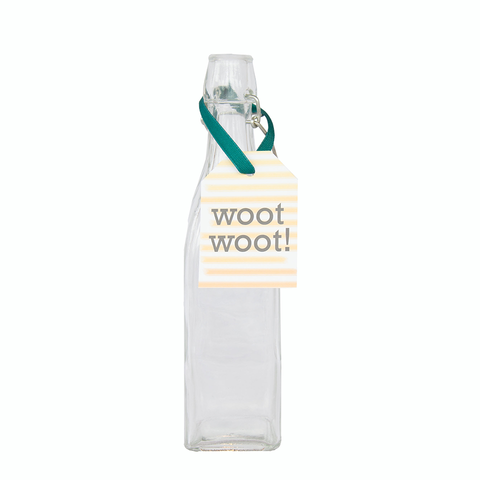 Hang Tags - Striped "Woot woot!" (Qty 4)